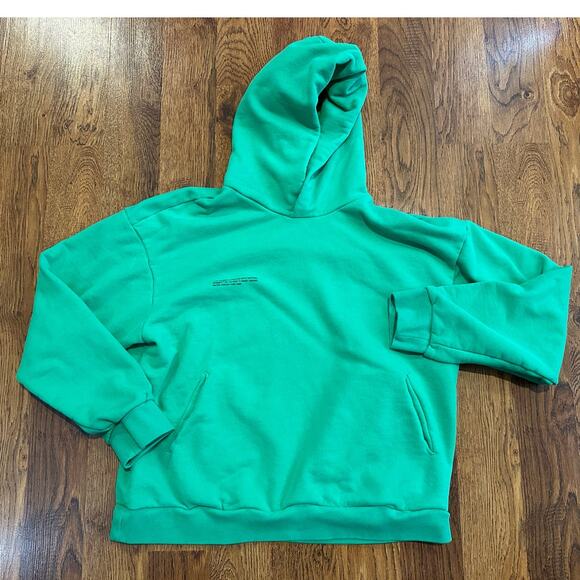 Pangaia Women’s Vibrant Green Pullover Hoodie Size Small Sustainable Fashion - Picture 1 of 10